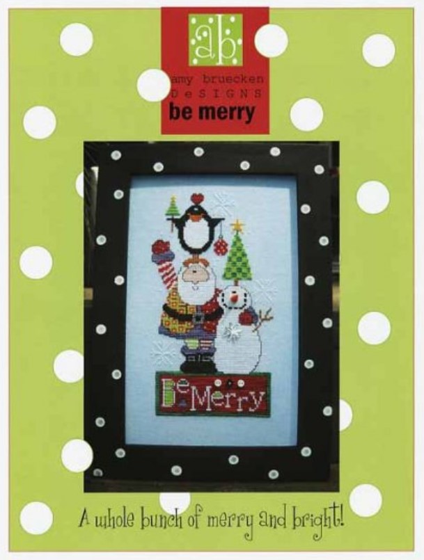 click here to view larger image of Be Merry (Embellishments included) (chart)