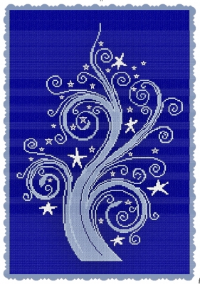 click here to view larger image of Albero Delle Stelle -Alessandra Adelaide Needleworks	 (chart (special))
