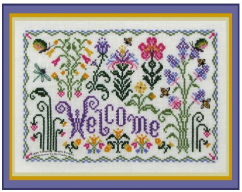 click here to view larger image of Welcome to My Flower Garden (chart)