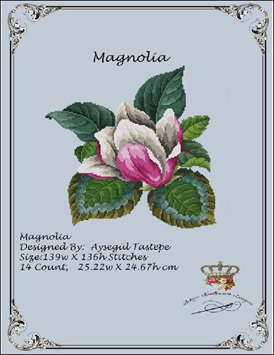 click here to view larger image of Antique Magnolia - A (chart)