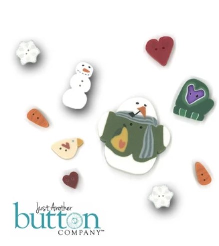 click here to view larger image of Scatter Snowflakes - Button Pack JAB8778 (button pack)