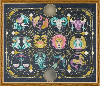 click here to view larger image of Zodiac Signs 12 (chart)