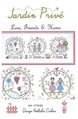 click here to view larger image of Love Friends and Home (chart)