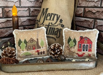 click here to view larger image of Country Christmas Pillows (chart)