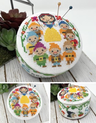 click here to view larger image of Fairy Tale Pin Cushions - Snow White (chart)