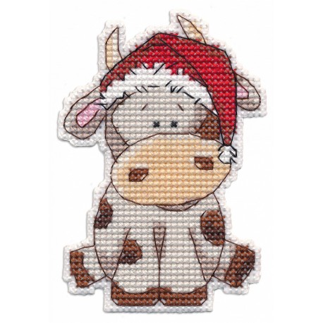 click here to view larger image of Magnet - Bull (counted cross stitch kit)