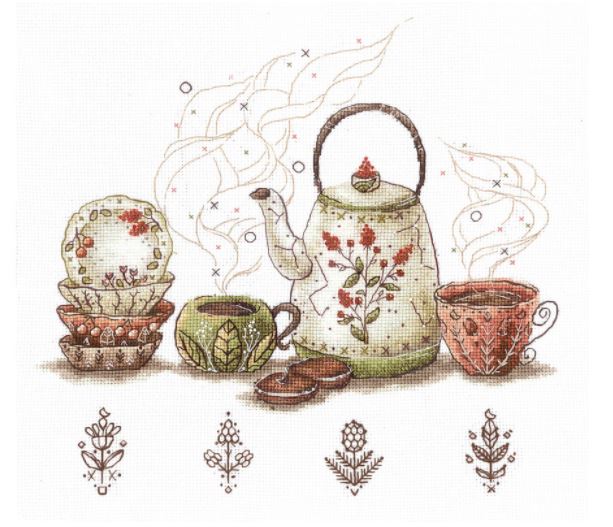 click here to view larger image of Tea Keepers (counted cross stitch kit)