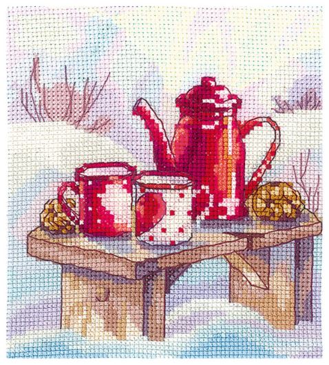 click here to view larger image of Favorite Tea   (counted cross stitch kit)