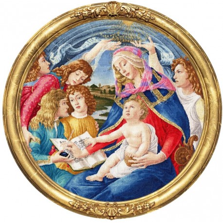 click here to view larger image of Madonna of the Magnificat 1481 (counted cross stitch kit)