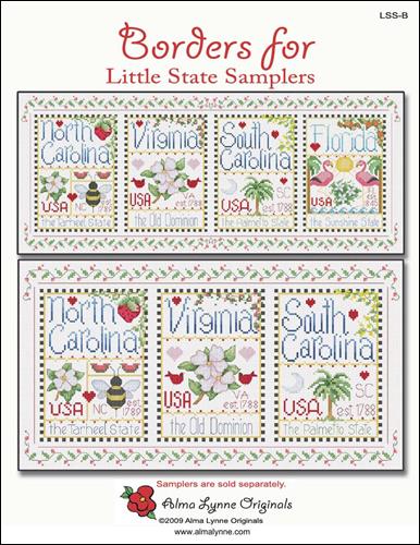 click here to view larger image of Borders for Little State Samplers (chart)