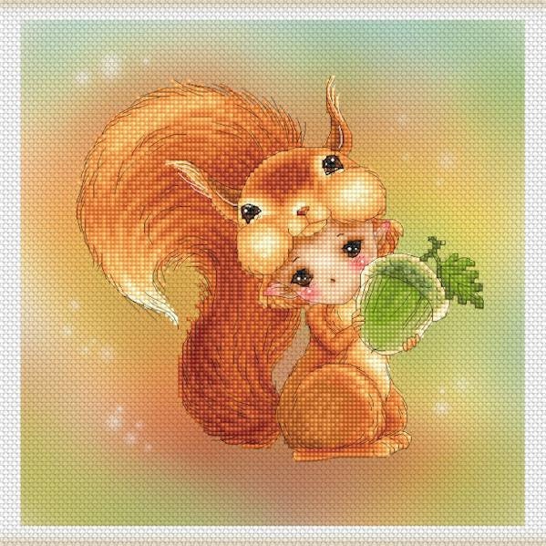 click here to view larger image of Squirrel Baby - Mitzi Sato-Wiuff (chart)