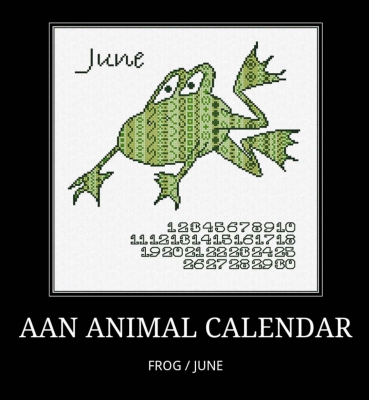 click here to view larger image of June Frog - AAN Calendar (chart)