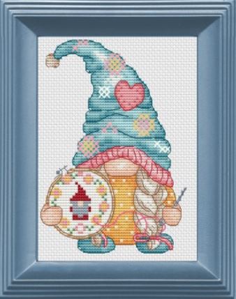 click here to view larger image of Embroidery Gnome (chart)