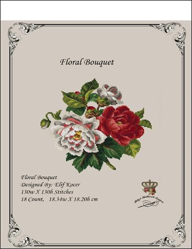 click here to view larger image of Floral Bouquet - E (chart)