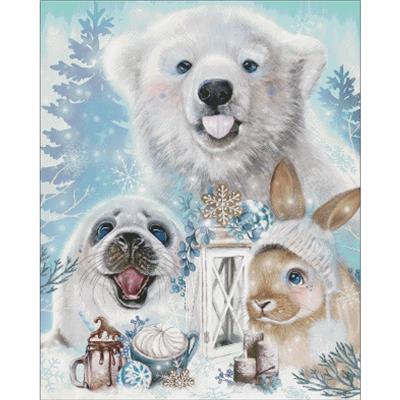 click here to view larger image of Snowflake Kisses Polar Bear and Friends (chart)