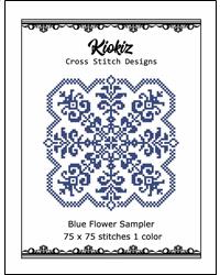 click here to view larger image of Blue Flower Sampler (chart)