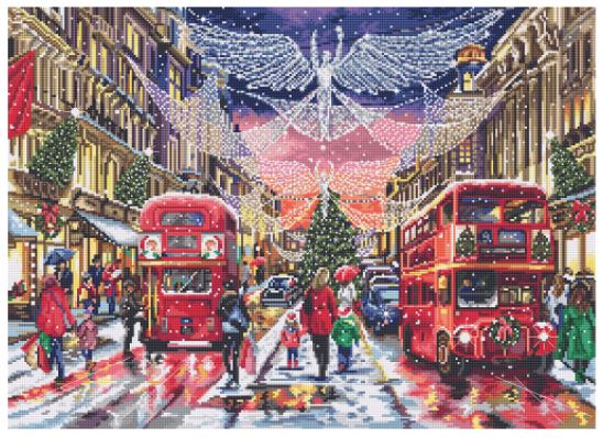 click here to view larger image of Regent Street (counted cross stitch kit)