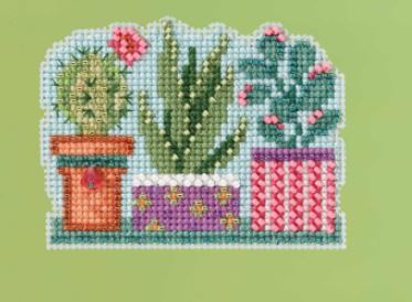 click here to view larger image of Succulents (2022) (counted cross stitch kit)