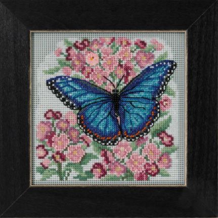 click here to view larger image of Blue Morpho Butterfly (2022) (button-bead kit)
