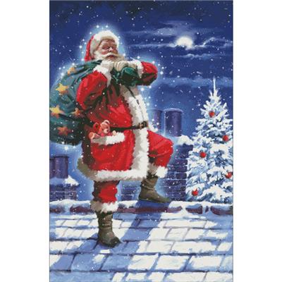click here to view larger image of Santa on the Roof (chart)