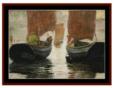 click here to view larger image of An Afterglow - Winslow Homer (chart)