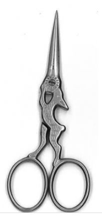click here to view larger image of Premax 4in Rabbit Matte Chrome Scissors (accessory)