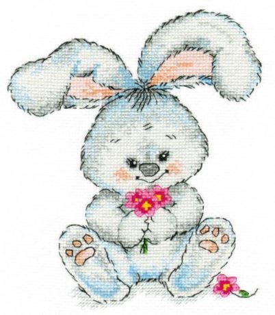 click here to view larger image of Baby Hare (counted cross stitch kit)