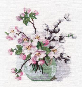 click here to view larger image of Spring Fragrance  (counted cross stitch kit)