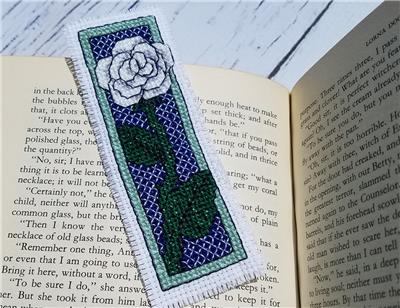 click here to view larger image of White Rose Bookmark (chart)