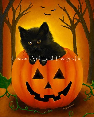 click here to view larger image of Halloween Kitten/Mini - Melissa Dawn  (chart)