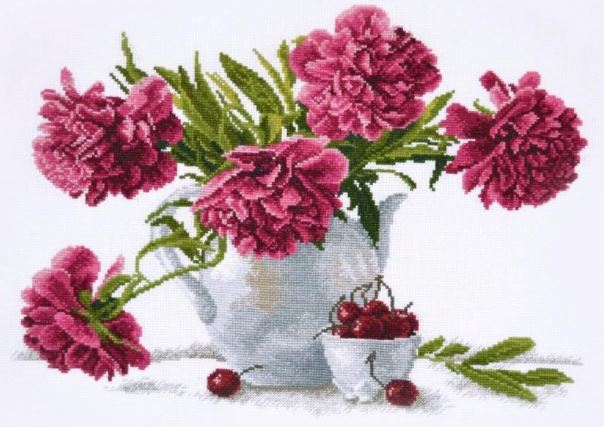 click here to view larger image of Tea Style (counted cross stitch kit)
