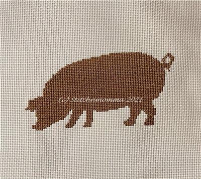 click here to view larger image of Pig Silhouette (chart)