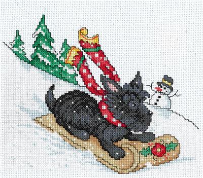 click here to view larger image of Sledding Scottie (chart)