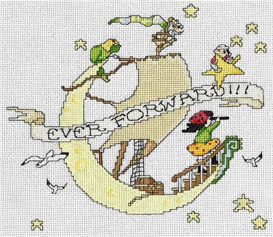 click here to view larger image of Ever Forward - Mary Engelbreit (counted cross stitch kit)