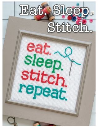 click here to view larger image of Eat Sleep Stitch (chart)