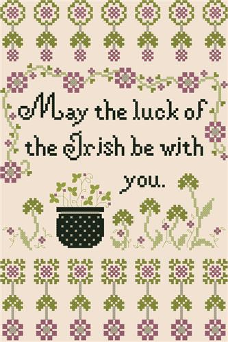 click here to view larger image of May the Luck of the Irish (chart)