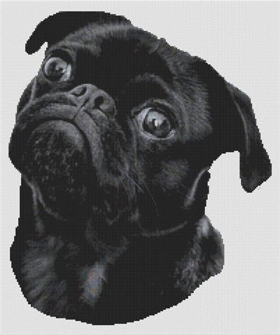 click here to view larger image of Chewy - Black Pug (chart)