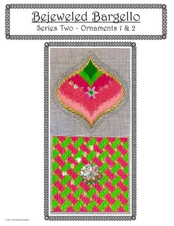 click here to view larger image of Bejeweled Bargello Series 2 - Charts 1/2 (counted canvas chart)
