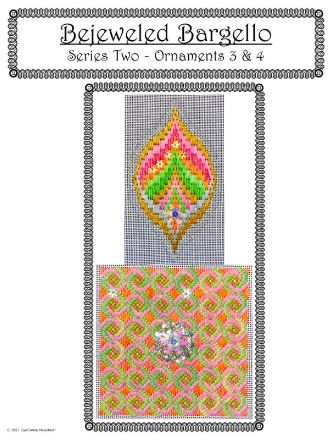 click here to view larger image of Bejeweled Bargello Series 2 - Charts 3/4 (counted canvas chart)