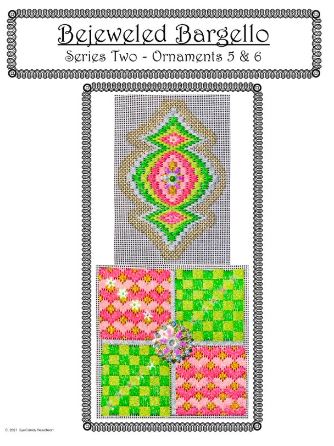 click here to view larger image of Bejeweled Bargello Series 2 - Charts 5/6 (counted canvas chart)