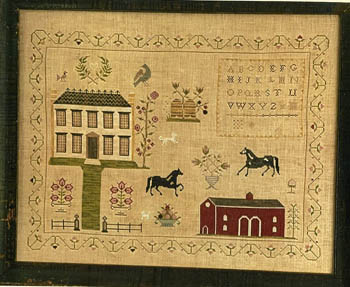 click here to view larger image of Stables At Hollyberry Farm Sampler (chart)