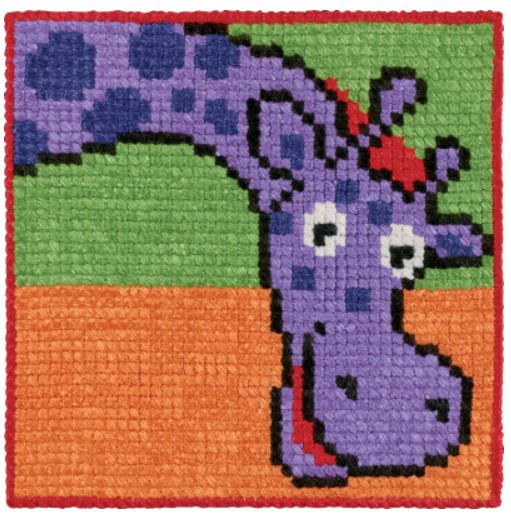 click here to view larger image of Giraffe - Canvas (needlepoint kit)