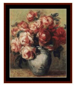 click here to view larger image of Nature Morte aux Roses (Small) - Renoir (chart)
