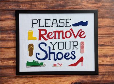 click here to view larger image of Please Remove Your Shoes (chart)