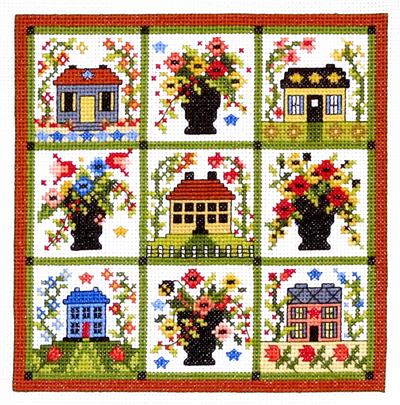 click here to view larger image of Baltimore Sampler Kit (counted cross stitch kit)