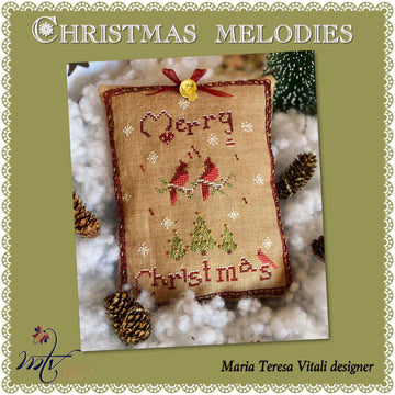 click here to view larger image of Christmas Melodies Pillow (chart)