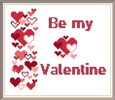 click here to view larger image of Be My Valentine (chart)
