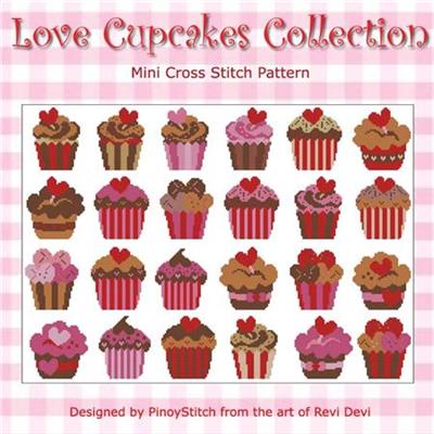 click here to view larger image of Love Cupcakes Gigantic Collection (chart)