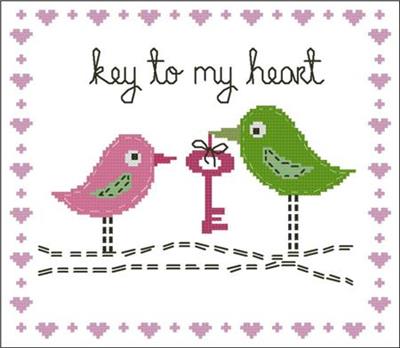 click here to view larger image of Key to My Heart (chart)