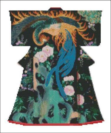 click here to view larger image of Kimono 010 - Phoenix Rising (chart)